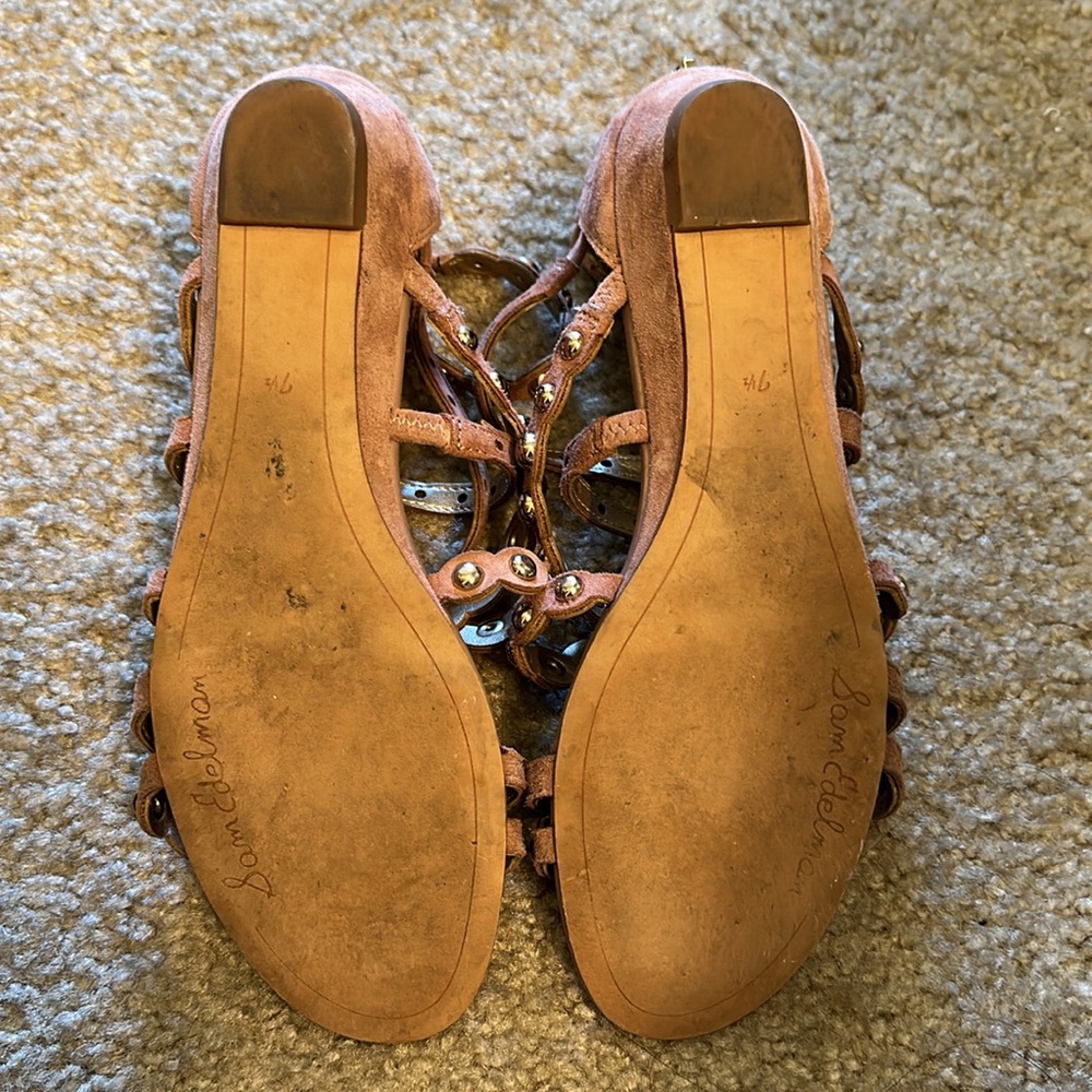 Sam Edelman Pink Gladiator Sandals - Picture 9 of 15